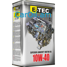 E-TEC 10W-40 4L Կիսասինթետիկ