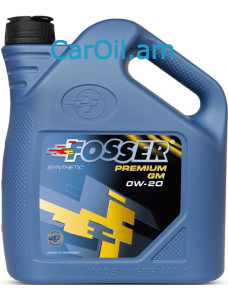 FOSSER Premium GM 0W-20 5L Սինթետիկ