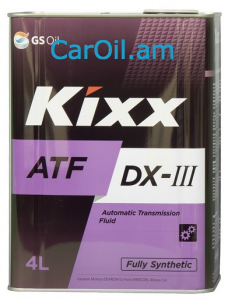 KIXX ATF DX-III 4L Լրիվ սինթետիկ