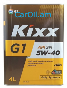 KIXX G1 5W-40 4L Լրիվ սինթետիկ