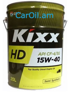 KIXX HD 15W-40 20L Կիսասինթետիկ