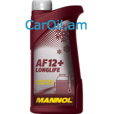 MANNOL Longlife Antifreeze AF12+  1L Կարմիր 
