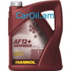MANNOL Longlife Antifreeze AF12+ 5L Կարմիր 