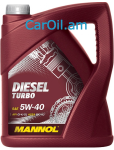 MANNOL Diesel Turbo 5W-40 5L, Սինթետիկ
