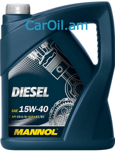 MANNOL Diesel 15W-40 5L, Միներալ 
