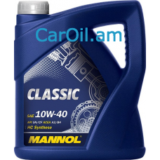 MANNOL Classic 10W-40 5L, Կիսասինթետիկ