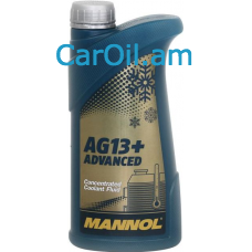 MANNOL AG13+ Advanced Antifreeze 1L Դեղին 