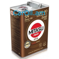 MITASU GOLD PAO 0W-40 4L Լրիվ սինթետիկ 