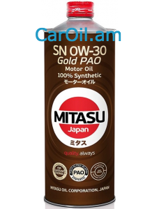 MITASU GOLD PAO 0W-30 1L Լրիվ սինթետիկ 