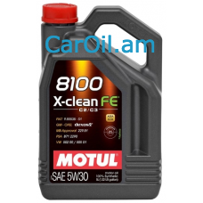 MOTUL 8100 X-CLEAN FE 5W-30 5Լ Լրիվ սինթետիկ