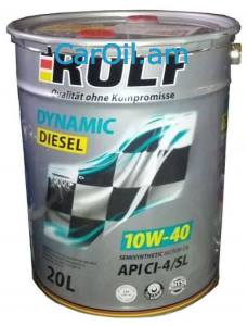 ROLF Dynamic Diesel 10W-40 20L Կիսասինթետիկ