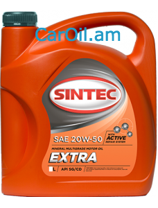 SINTEC EXTRA 20W-50 4L Միներալ