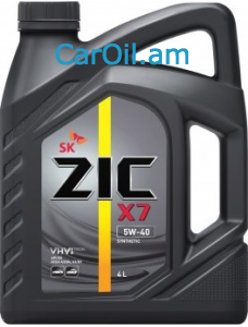 ZIC X7 5W-40 4L  սինթետիկ
