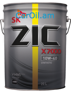 ZIC X7000 AP 10W-40 20L սինթետիկ դիզել